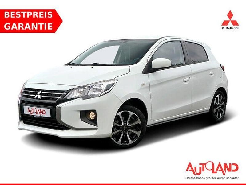 Weiss Gebraucht 2021 Mitsubishi Space Star Spirit Kleinwagen | 15.490 € (Teuer) - Bild 1/4