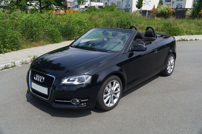Schwarz Gebraucht 2010 Audi A3 Cabriolet Ambition Cabrio | 7.000 € (Fairer Preis) - Bild 1/4