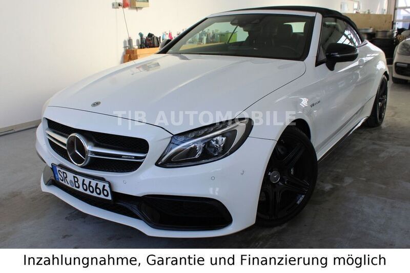 Weiß Gebraucht 2017 Mercedes C63 AMG AMG Cabrio | 53.990 € (Fairer Preis) - Bild 1/4