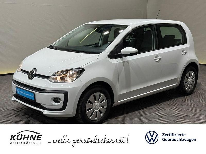 Weiß Gebraucht 2022 VW up! move up! Kleinwagen | 13.380 € (Fairer Preis) - Bild 1/3
