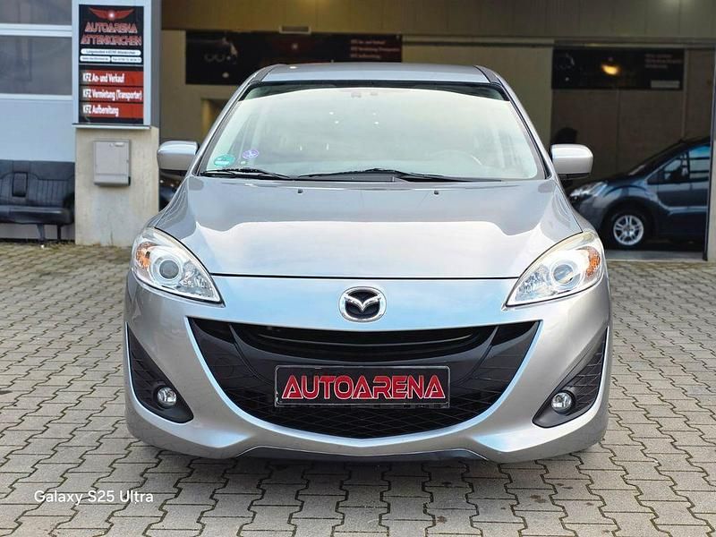 Gebraucht Mazda 5 Center-Line 144 PS (105 kW) 2011 Silber Van / Kleinbus