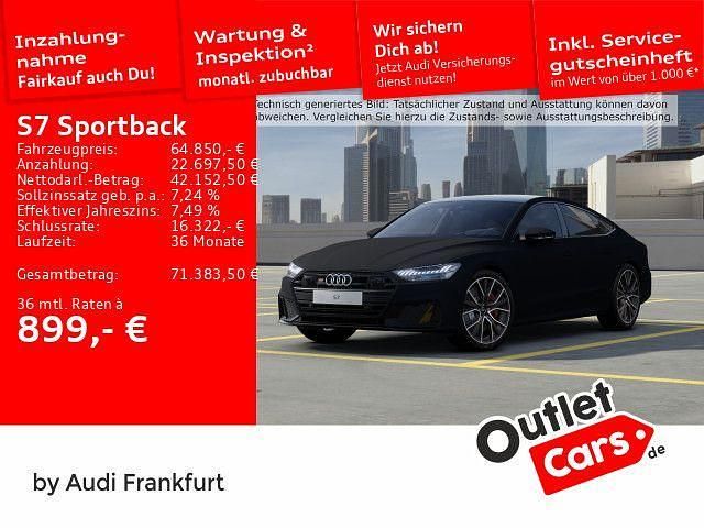Grau Gebraucht 2022 Audi S7 Sportback Sport Kleinwagen | 64.850 € (Guter Preis) - Bild 1/2