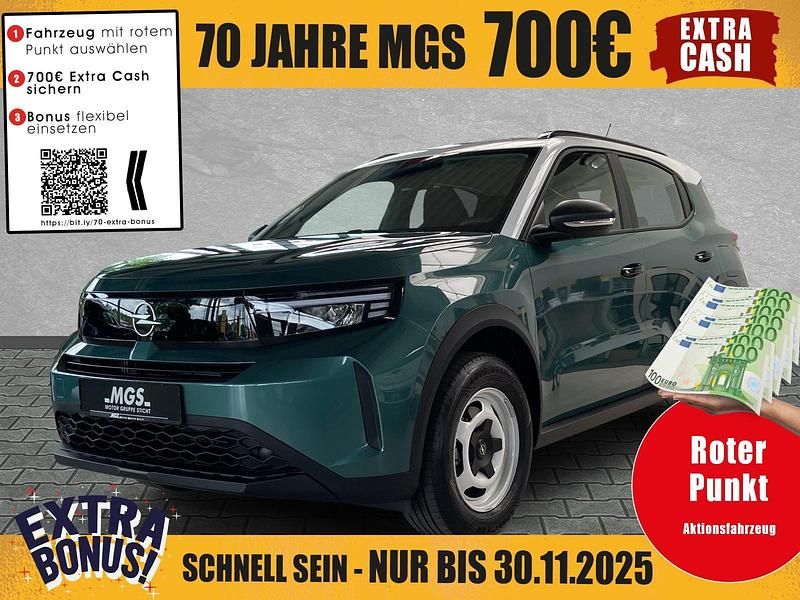 Khaki grün (metallic) Gebraucht 2025 Opel Frontera SUV | 25.690 € - Bild 1/4