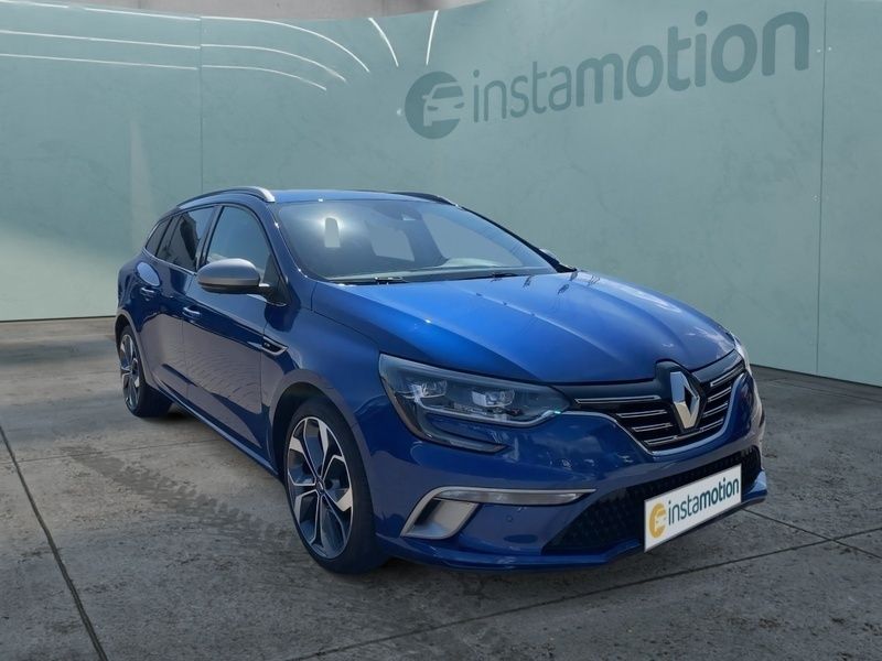 Blau Gebraucht 2019 Renault Mégane GrandTour GT-Line Kombi | 16.294 € (Teuer) - Bild 1/4