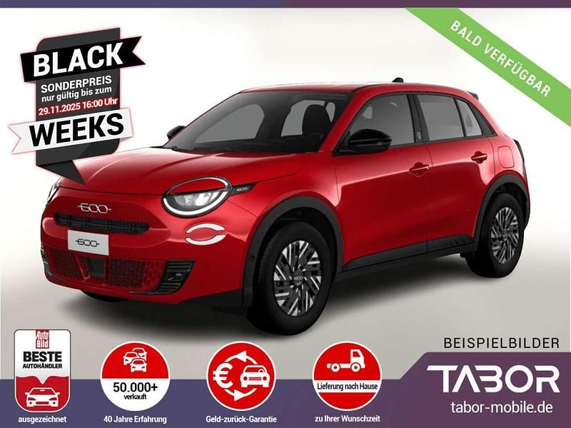 Passione rot Gebraucht 2024 Fiat 600E Red SUV | 25.788 € (Guter Preis) - Bild 1/4