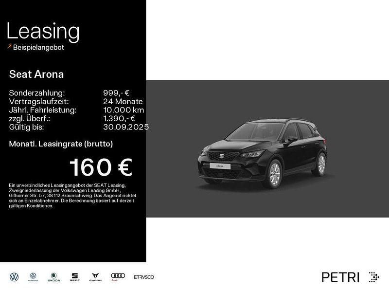 Mitternachtsschwarz Neu 2025 Seat Arona SUV | 26.290 € (Fairer Preis) - Bild 1/4