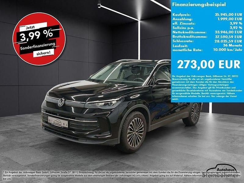 Gebraucht VW Tiguan Goal 150 PS (110 kW) 2025 Grenadillschwarz (schwarz) SUV