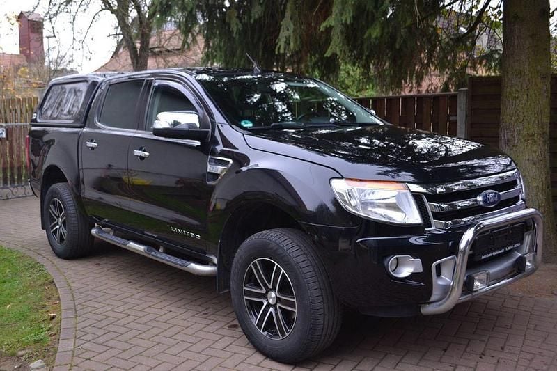 Pantherschwarz metallic Gebraucht 2014 Ford Ranger Limited Abholung | 13.900 € (Fairer Preis) - Bild 1/4