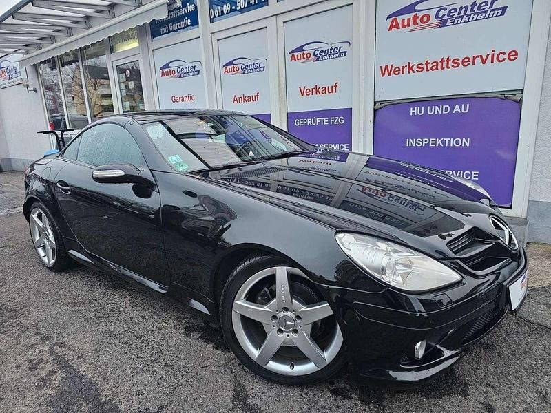 Schwarz Gebraucht 2007 Mercedes SLK200 Cabrio | 6.999 € (Guter Preis) - Bild 1/4