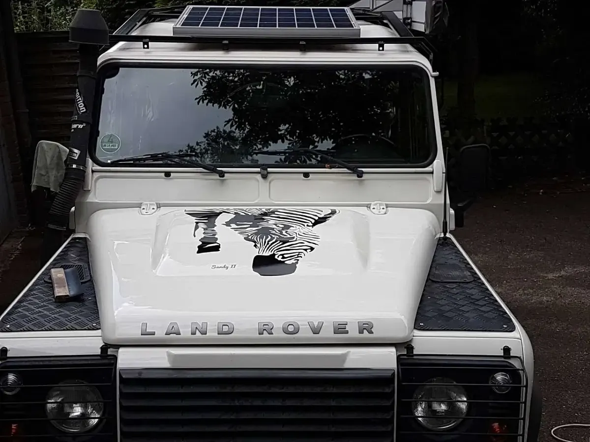 Gebraucht Land Rover Defender 122 PS (89 kW) 2007 Weiß Van / Kleinbus