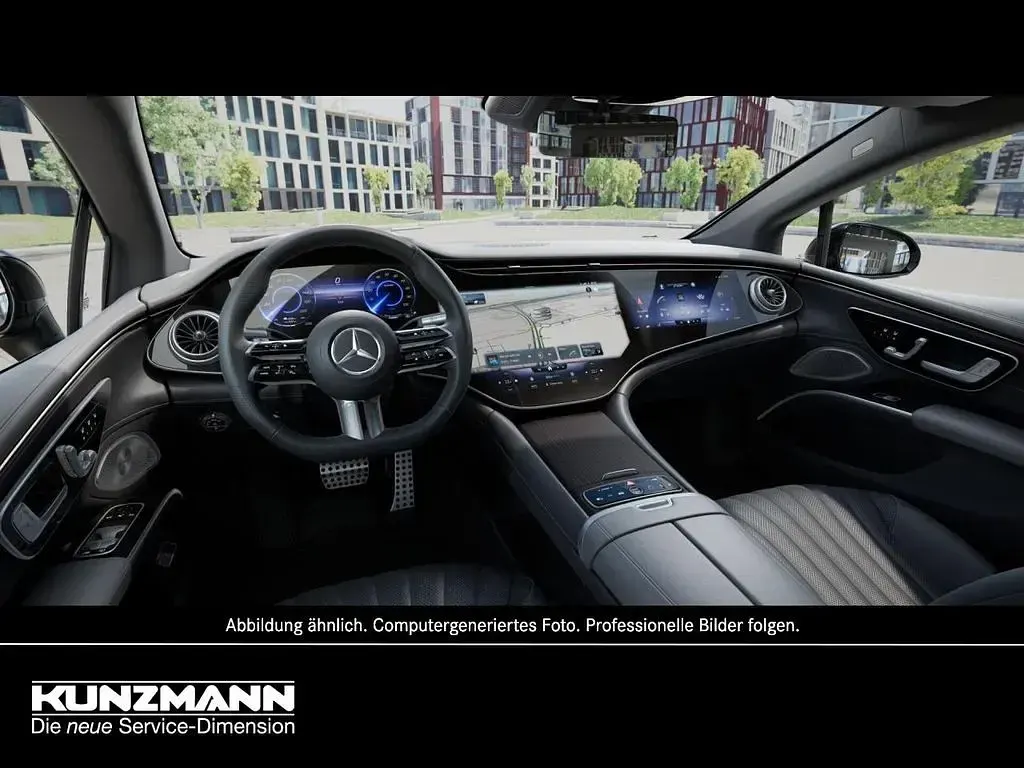 Gebraucht Mercedes EQS450+ AMG 264 kW (360 PS) 2025 Obsidianschwarz metallic Limousine