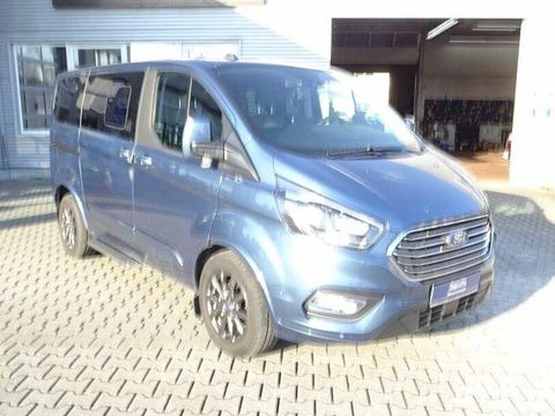 Gebraucht Ford Transit Custom Trend 185 PS (136 kW) 2020 Blau (metallic) Kombi