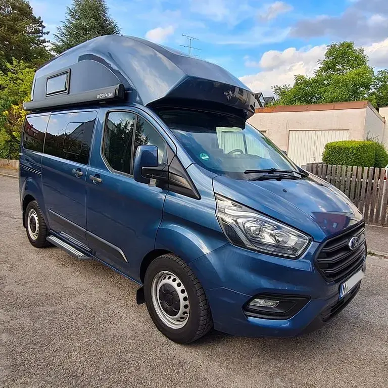 Gebraucht Ford Transit Custom Nugget 170 PS (125 kW) 2019 Blau Van / Kleinbus