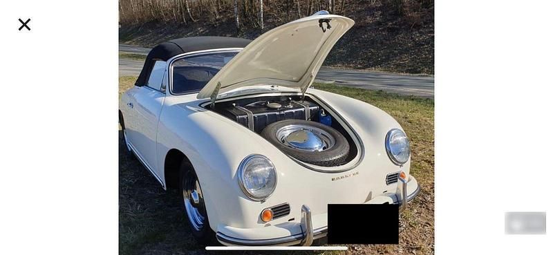 Gebraucht Porsche 356 75 PS (55 kW) 1958 Weiß Cabrio