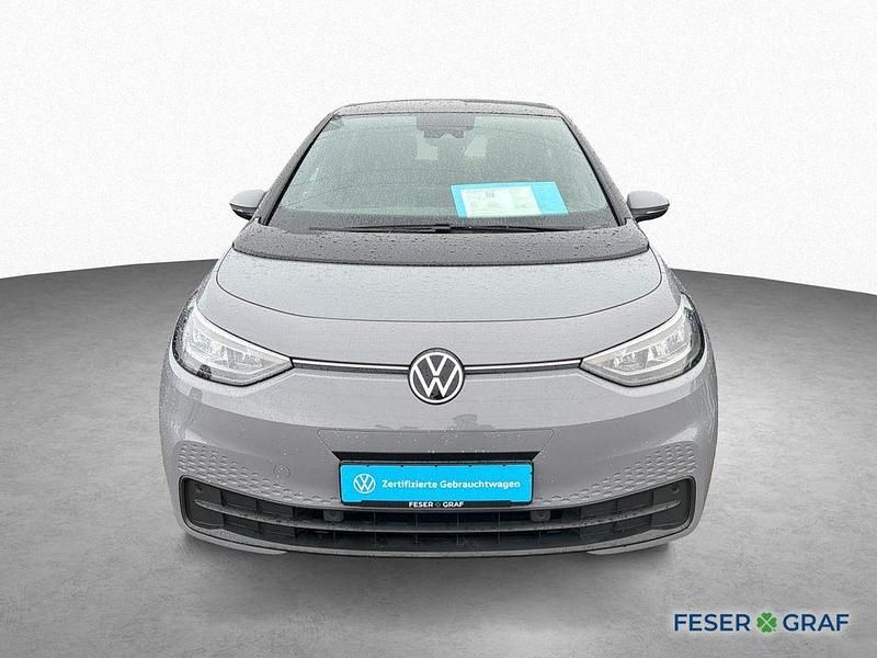 Gebraucht VW ID.3 Pure 110 kW (150 PS) 2021 Mondsteingrau schwarz Kleinwagen