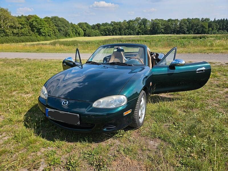 Gebraucht Mazda MX5 110 PS (80 kW) 2001 Grün Cabrio
