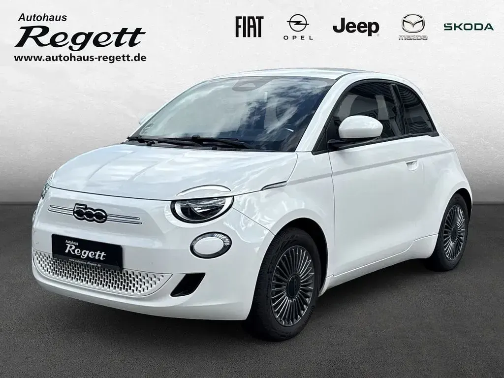 Gebraucht Fiat 500e Icon 86 kW (118 PS) 2022 Arktis weiß) (weiss Kleinwagen