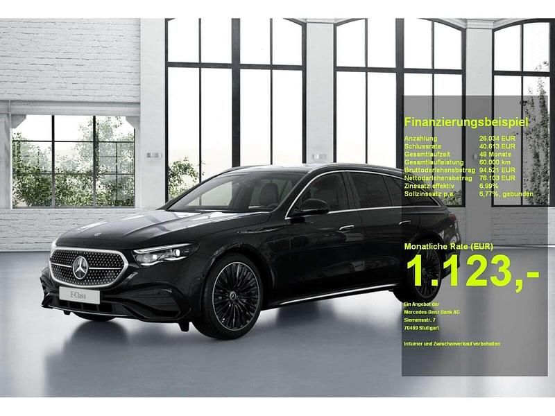 Schwarz Neu 2025 Mercedes E450 AMG Limousine | 104.137 € (Teuer) - Bild 1/3