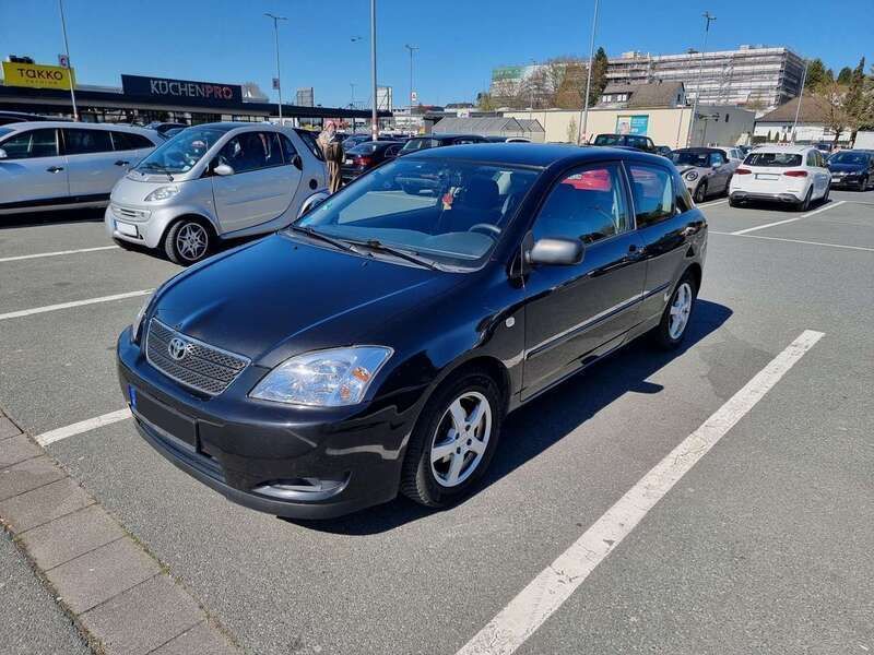 Schwarz Gebraucht 2003 Toyota Corolla Sol Limousine | 2.600 € (Guter Preis) - Bild 1/4