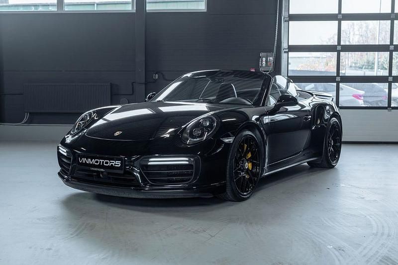 Schwarz Gebraucht 2016 Porsche 911 Turbo S Cabriolet Cabrio | 110.000 € (Superpreis) - Bild 1/4