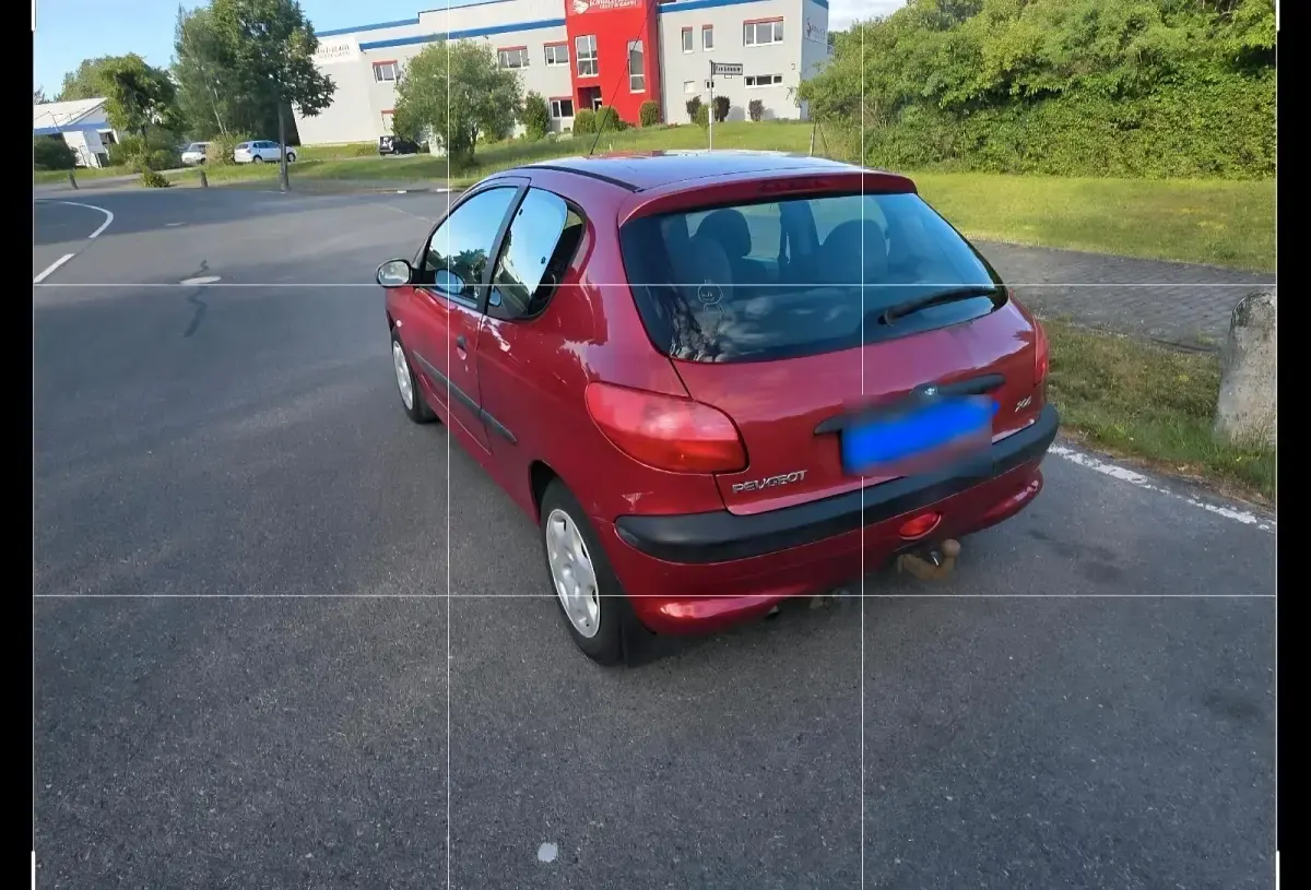 Gebraucht Peugeot 206 75 PS (55 kW) 1998 Rot Kleinwagen