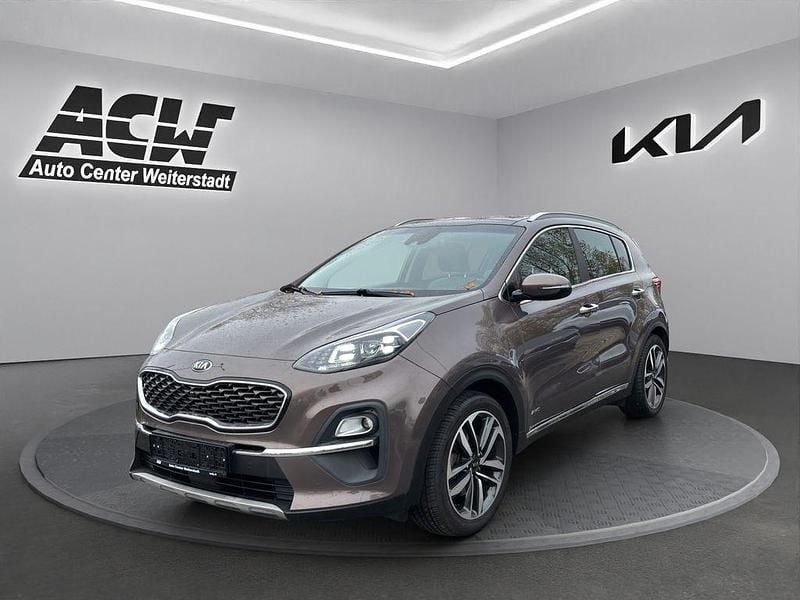 Braun Gebraucht 2021 Kia Sportage Platinum SUV | 21.877 € (Etwas zu teuer) - Bild 1/4
