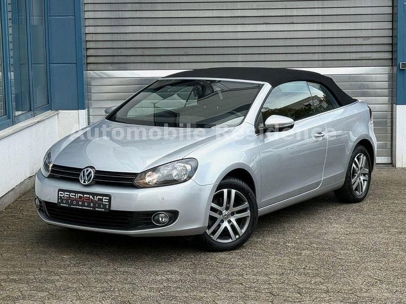 Silber Gebraucht 2012 VW Golf Cabriolet Cabrio | 10.898 € (Fairer Preis) - Bild 1/4