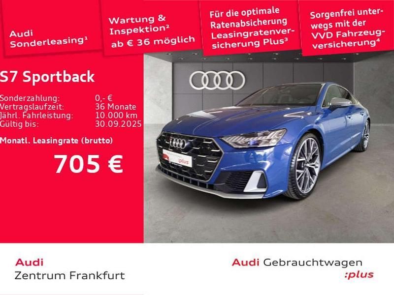 Ascariblau metallic/ascariblau Gebraucht 2023 Audi S7 Kleinwagen | 74.920 € (Fairer Preis) - Bild 1/2