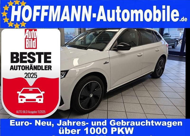 Moonweißperl. (metallic) Gebraucht 2024 Skoda Scala Monte Carlo Kleinwagen | 24.850 € (Teuer) - Bild 1/4