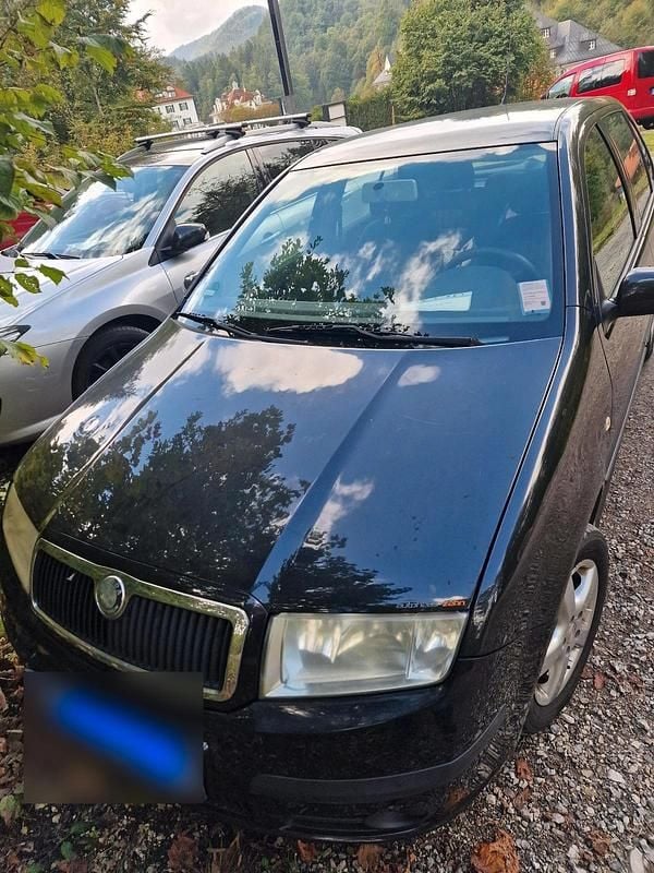 Gebraucht Skoda Fabia 2007 Schwarz Kleinwagen
