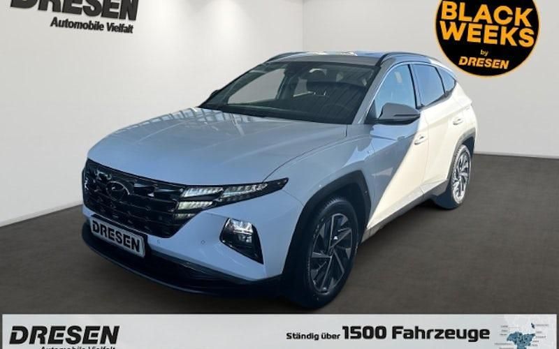 Weiß Gebraucht 2024 Hyundai Tucson Trend SUV | 30.390 € (Guter Preis) - Bild 1/4