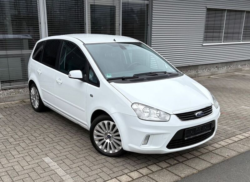 Weiß Gebraucht 2008 Ford C-MAX Titanium Van / Kleinbus | 6.190 € - Bild 1/4