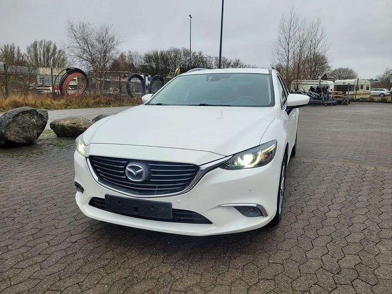 Weiß Gebraucht 2015 Mazda 6 Prime-Line Kombi | 5.500 € (Guter Preis) - Bild 1/4