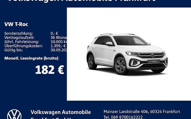 Weiß Neu 2025 VW T-Roc R-line SUV | 35.490 € (Etwas zu teuer) - Bild 1/4