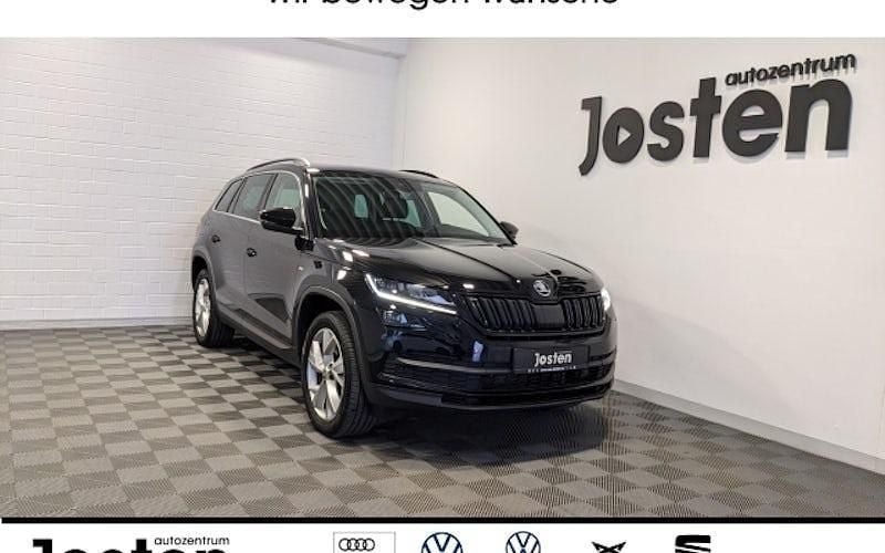Schwarz (deepschwarz perleffekt) Gebraucht 2019 Skoda Kodiaq Soleil SUV | 24.990 € (Fairer Preis) - Bild 1/4