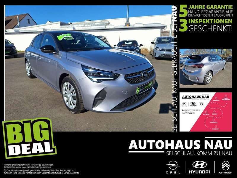 Quarz silber Gebraucht 2022 Opel Corsa Elegance Kleinwagen | 17.490 € (Fairer Preis) - Bild 1/4