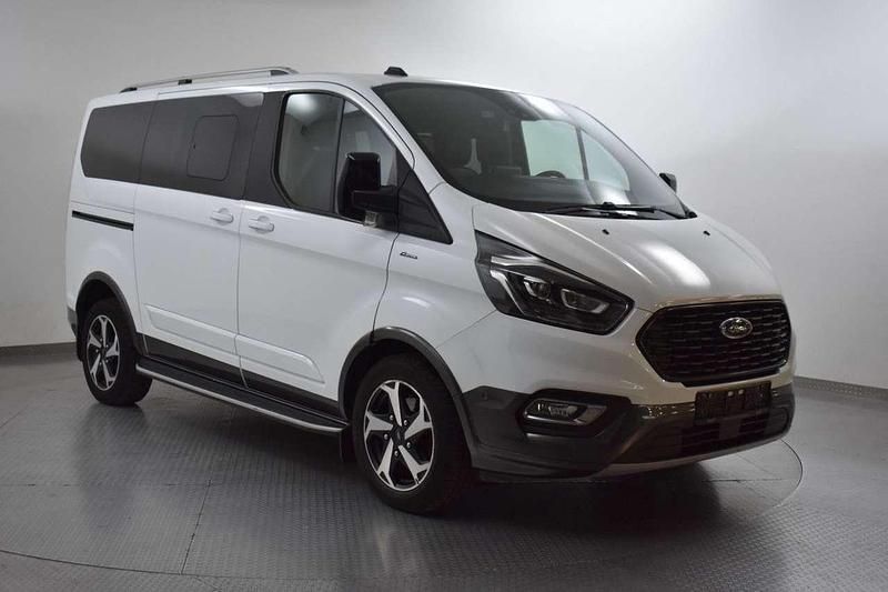 Frozen white Gebraucht 2022 Ford Tourneo Custom Van / Kleinbus | 26.650 € (Guter Preis) - Bild 1/4