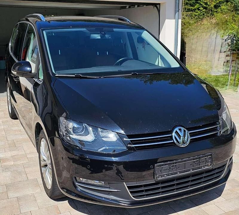 Schwarz Gebraucht 2012 VW Sharan Match Van / Kleinbus | 9.499 € (Fairer Preis) - Bild 1/4