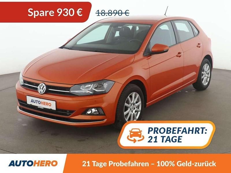 Orange Gebraucht 2020 VW Polo Highline Kleinwagen | 17.960 € (Guter Preis) - Bild 1/3