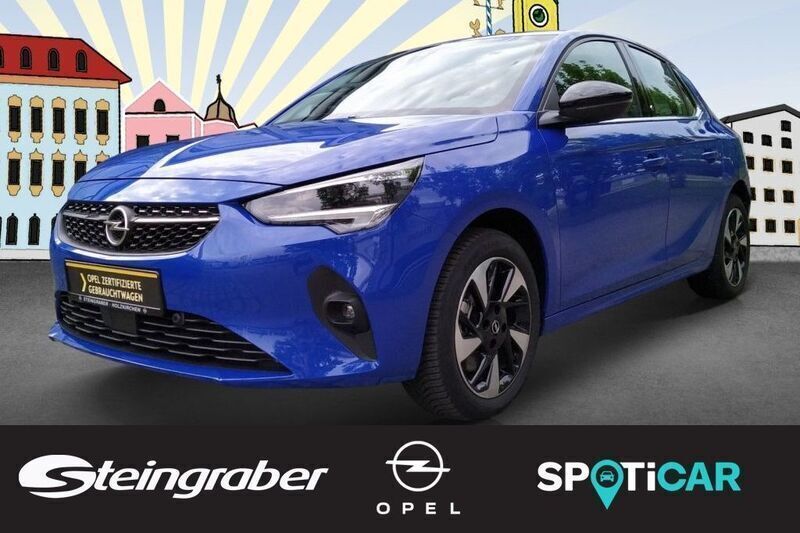 Blau Gebraucht 2021 Opel Corsa-e Elegance Kleinwagen | 18.380 € (Teuer) - Bild 1/4