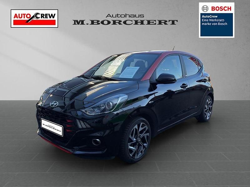 Schwarz Gebraucht 2021 Hyundai i10 N Line Kleinwagen | 14.499 € (Fairer Preis) - Bild 1/4