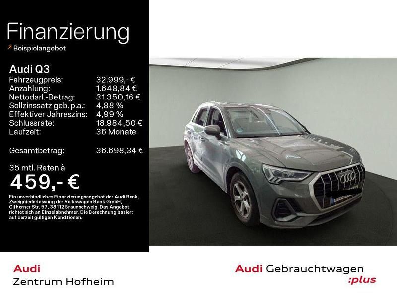 Grau Gebraucht 2021 Audi Q3 S-Line SUV | 32.999 € (Fairer Preis) - Bild 1/3