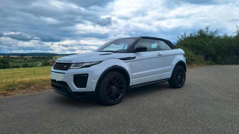 Weiß Gebraucht 2018 Land Rover Range Rover evoque Cabrio | 35.500 € (Etwas zu teuer) - Bild 1/4