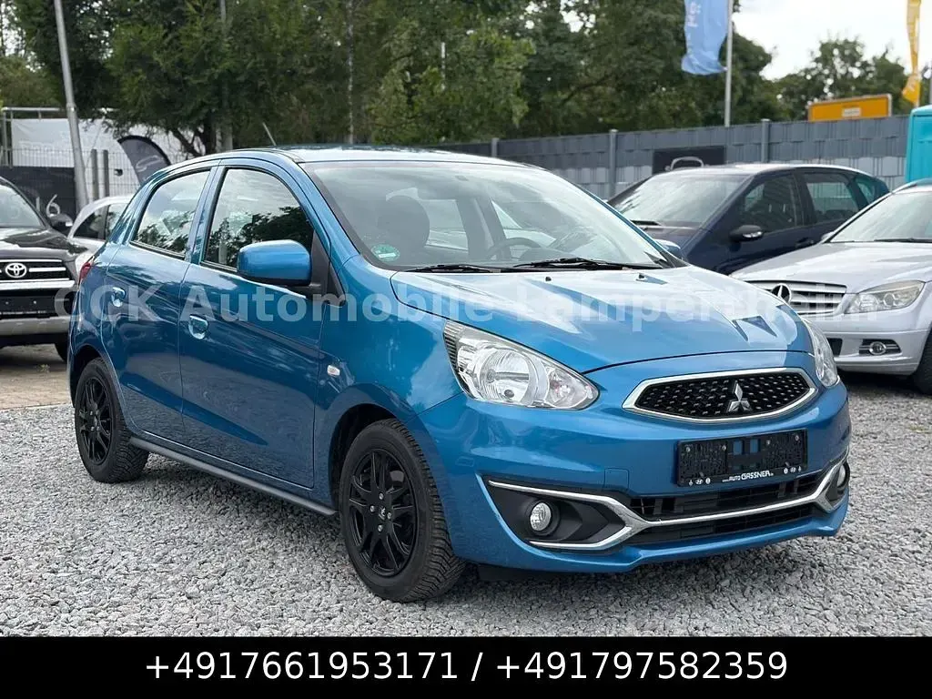 Gebraucht Mitsubishi Space Star Edition 71 PS (52 kW) 2017 Blau Kleinwagen
