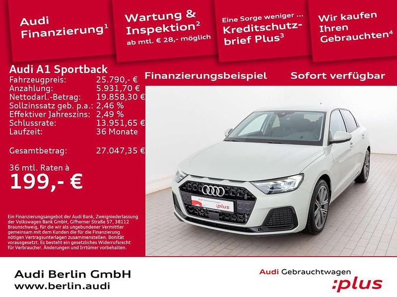 Tausilber metallic Gebraucht 2025 Audi A1 Advanced Plus Kleinwagen | 25.790 € (Fairer Preis) - Bild 1/3