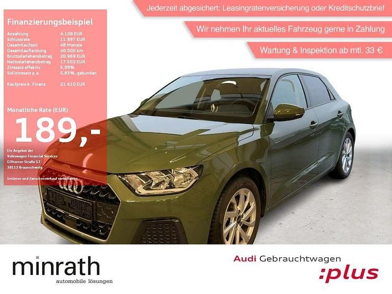 Grün Gebraucht 2025 Audi A1 Sportback Advanced Kleinwagen | 21.610 € (Superpreis) - Bild 1/4