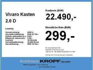 Gebraucht Opel Vivaro 144 PS (105 kW) 2023 Weiß (casablancaweiß ) Van / Kleinbus