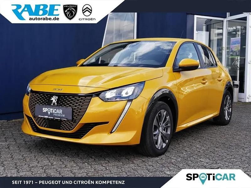 Gelb Gebraucht 2021 Peugeot e-208 Active Kleinwagen | 15.790 € (Fairer Preis) - Bild 1/4