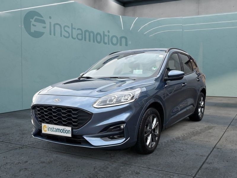 Blau Gebraucht 2023 Ford Kuga ST-Line X SUV | 27.590 € (Teuer) - Bild 1/3