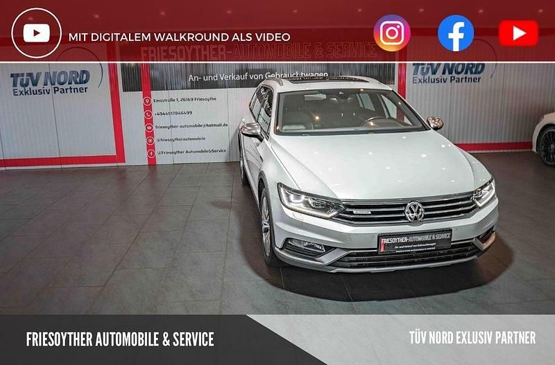 Weiß Gebraucht 2017 VW Passat Alltrack Kombi | 16.990 € (Guter Preis) - Bild 1/4
